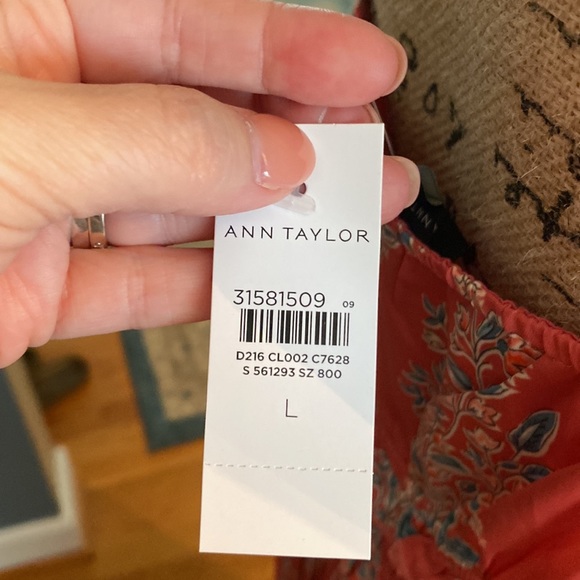 NWT, Ann Taylor silky maxi dress - Picture 6 of 7